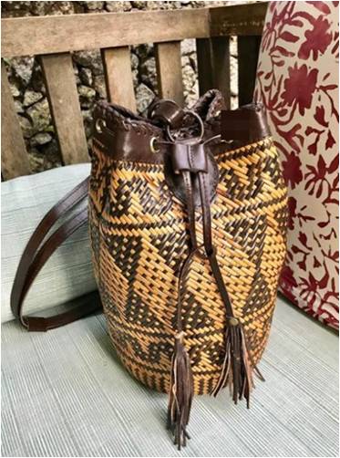 Rattan Tribal Backpack - Tribal Pattern | the Winding Road 